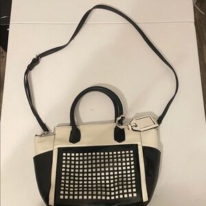 Reed Krakoff Black and Cream Shoulder Bag